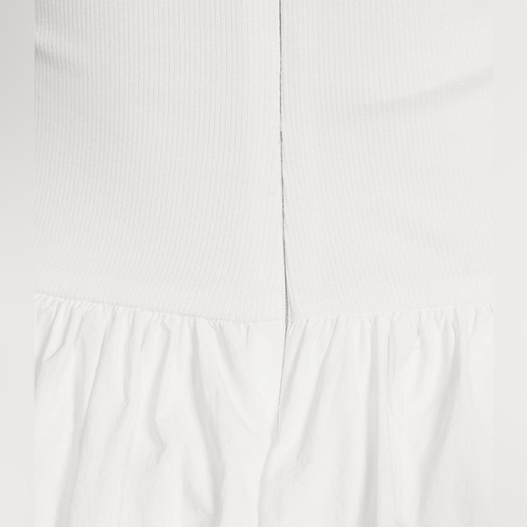 TCEC Sleeveless Knit-To-Woven Bubble Hem Fit-And-Flare Dress - Picture 8 of 9